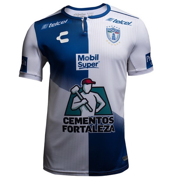 Camiseta Pachuca Replica Primera Ropa 2018/19 Azul Blanco